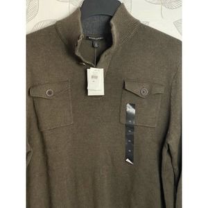 Banana Republic Oliver Half Button Sweater, Men’s XL